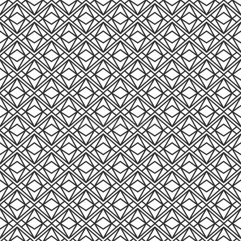 Vector modern seamless geometry pattern triangle, black and white abstract geometric background vector illustration Vector modern seamless geometry pattern triangle, black and white abstract geometric background vector illustration