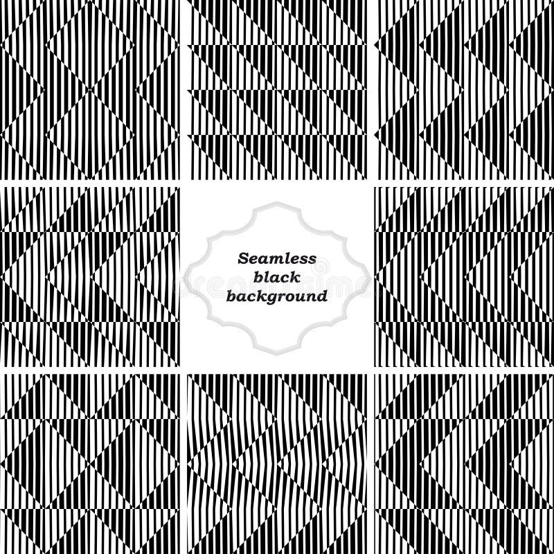 Vector mono line backgrounds with simple patterns