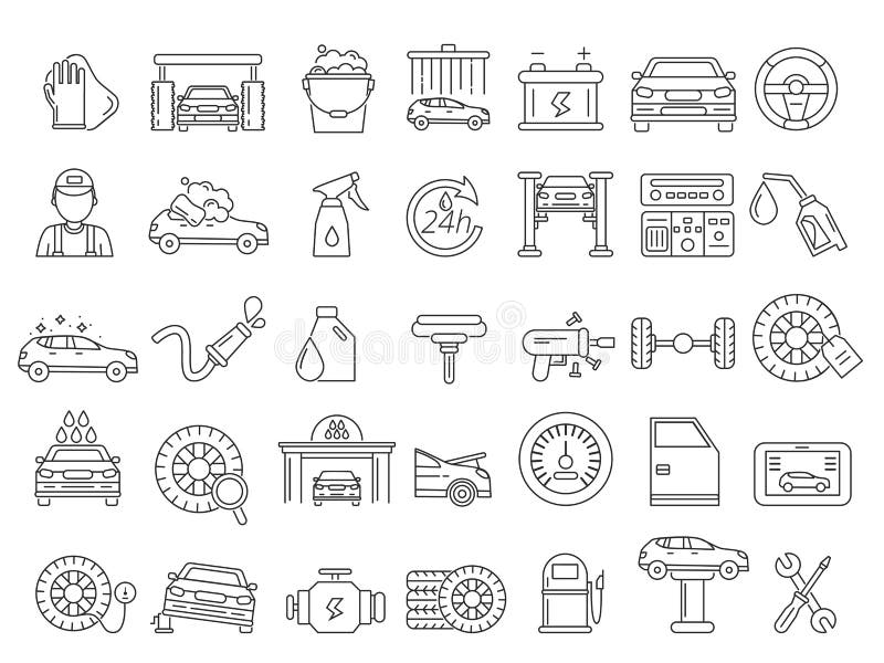 249,200+ Auto Parts Stock Illustrations, Royalty-Free Vector
