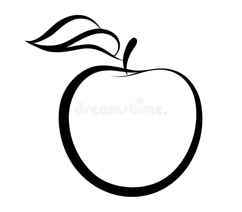 Red Apple Outline Images – Browse 7,198 Stock Photos, Vectors, and Video