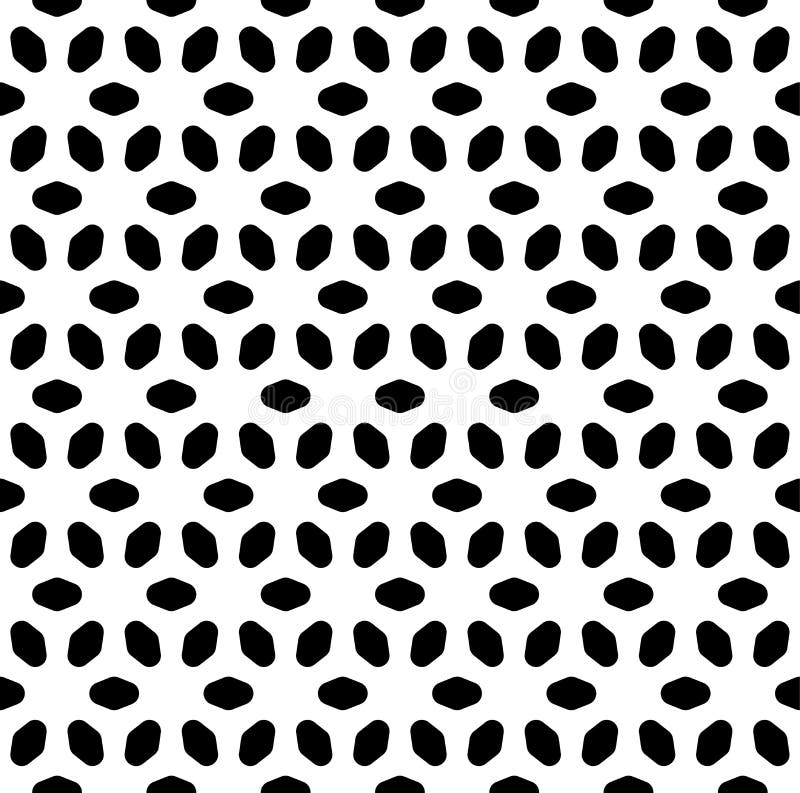 Vector monochrome безшовная картина, абстрактная геометрическая текстура флористического орнамента бесплатная иллюстрация Vector monochrome безшовная картина, абстрактная геометрическая текстура флористического орнамента бесплатная иллюстрация