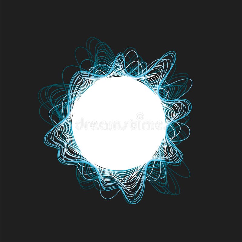 Vector Music Background of Audio Sound Wave Stock Vector - Illustration of  beat, circular: 125157296