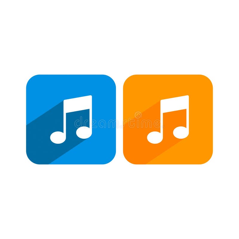 Vector music note icon 8 royalty free illustration Vector music note icon 8 royalty free illustration