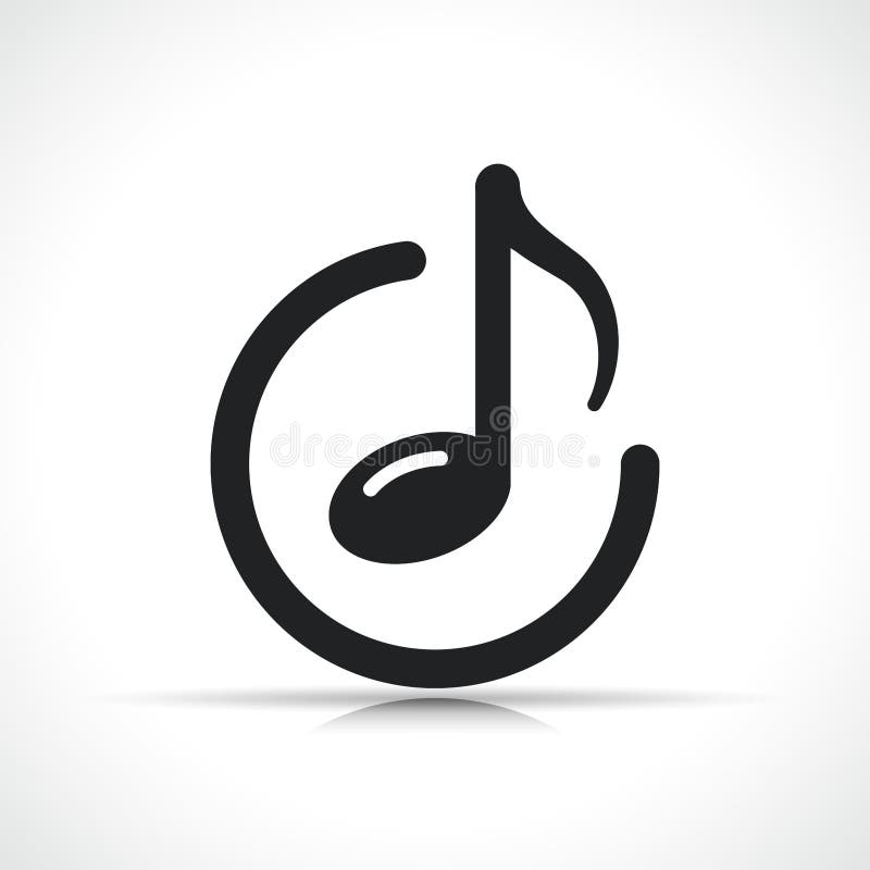 Vector music note icon symbol vector illustration Vector music note icon symbol vector illustration