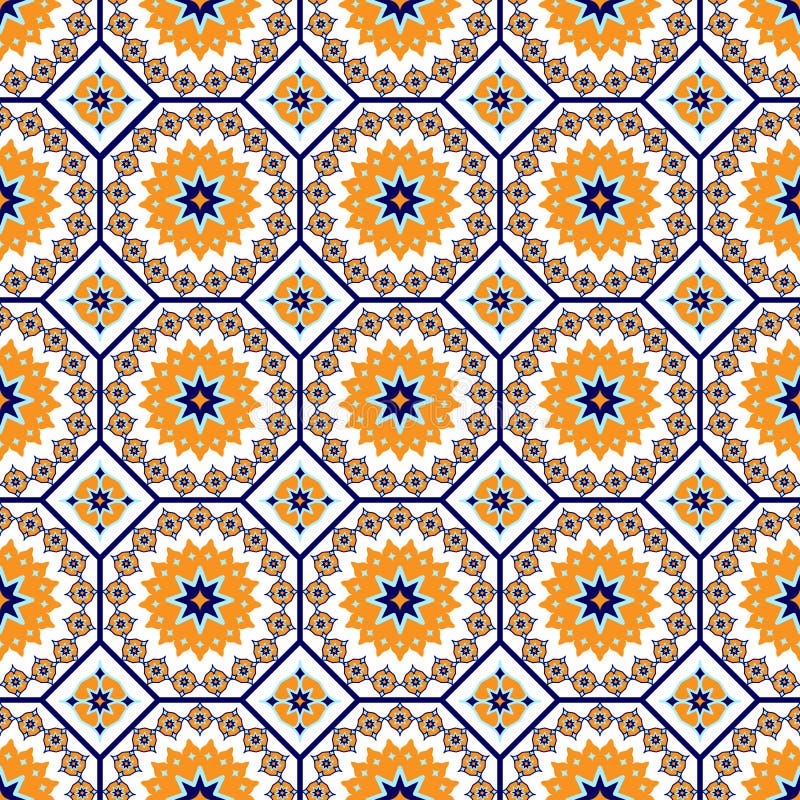 Vector naadloos Arabisch patroon Arabesque, Ramazan, groet, gelukkige maandramadan Patroon van de islam het naadloze meetkunde royalty-vrije illustratie Vector naadloos Arabisch patroon Arabesque, Ramazan, groet, gelukkige maandramadan Patroon van de islam het naadloze meetkunde royalty-vrije illustratie