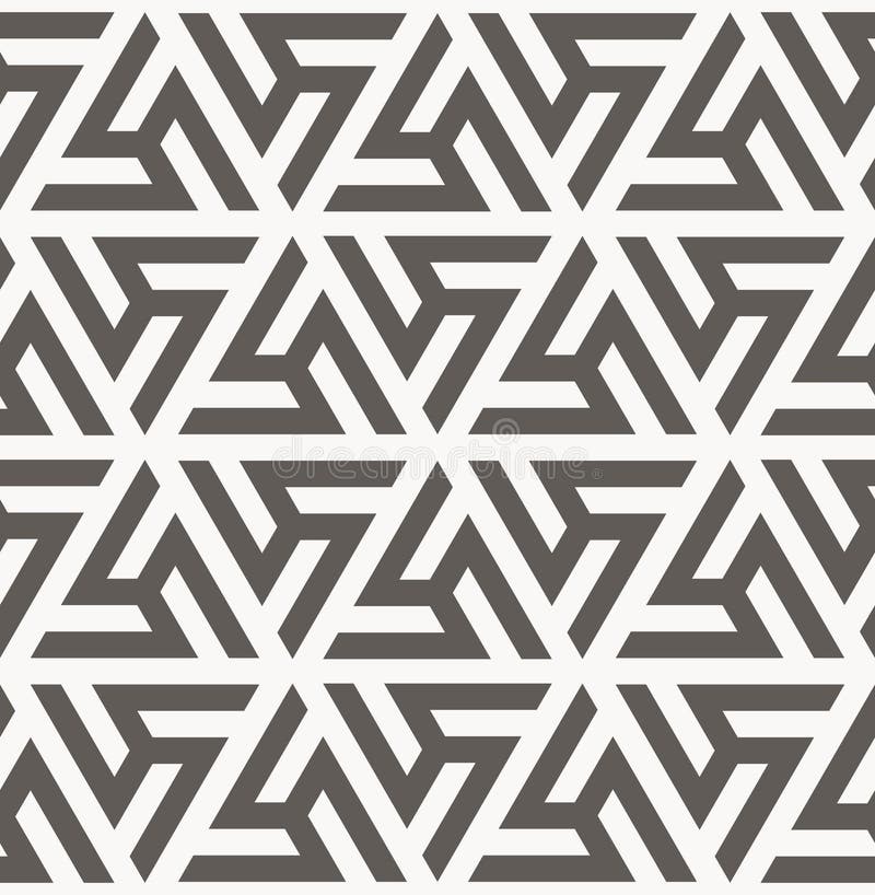 Vector naadloos patroon. Geometrische textuur stock illustratie