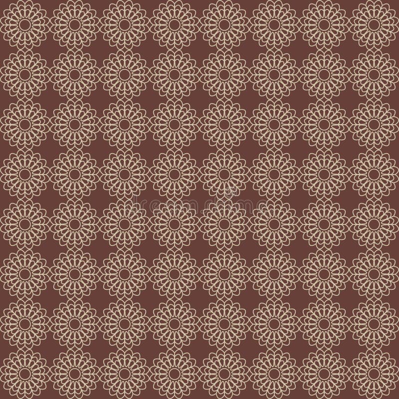 Vector naadloos patroon van abstracte cirkel royalty-vrije illustratie Vector naadloos patroon van abstracte cirkel royalty-vrije illustratie