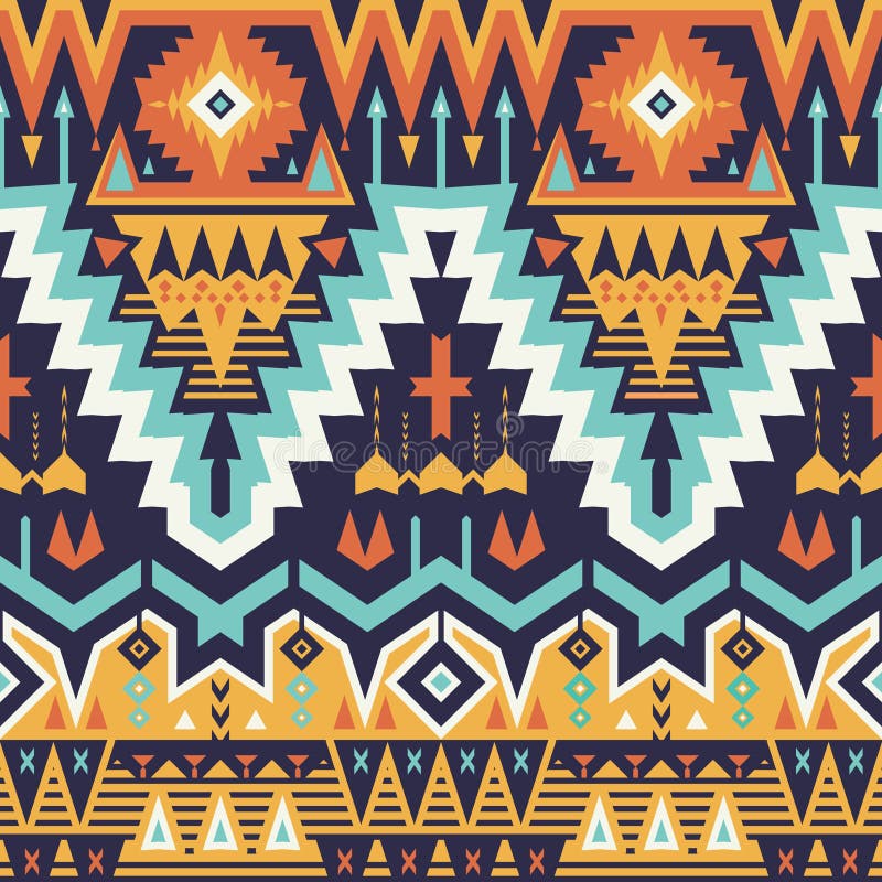 Vector naadloos stammenpatroon vector illustratie Vector naadloos stammenpatroon vector illustratie