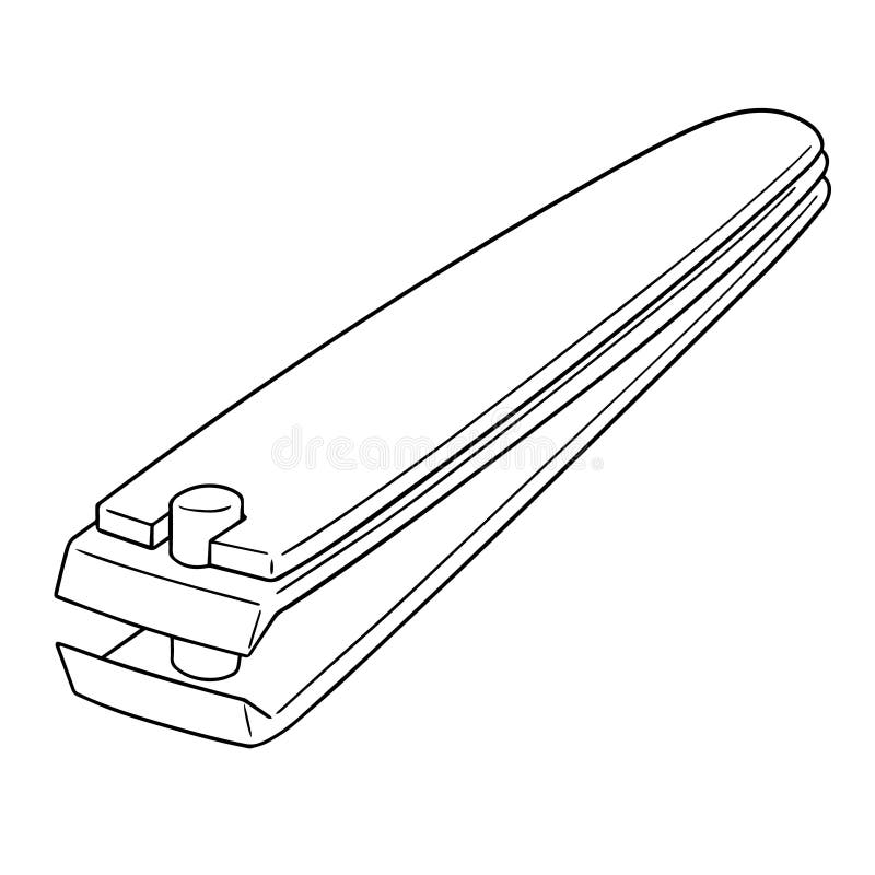 nail cutter clip art black and white