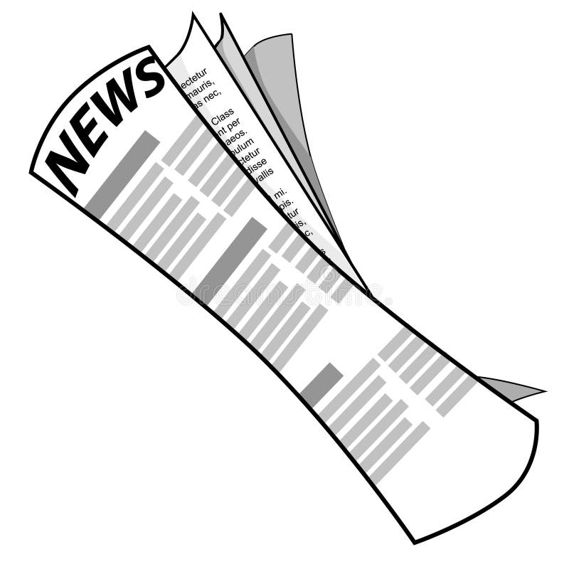 Rolled Newspaper Clipart Png Newspaper Art Emoji Newspaper First News
