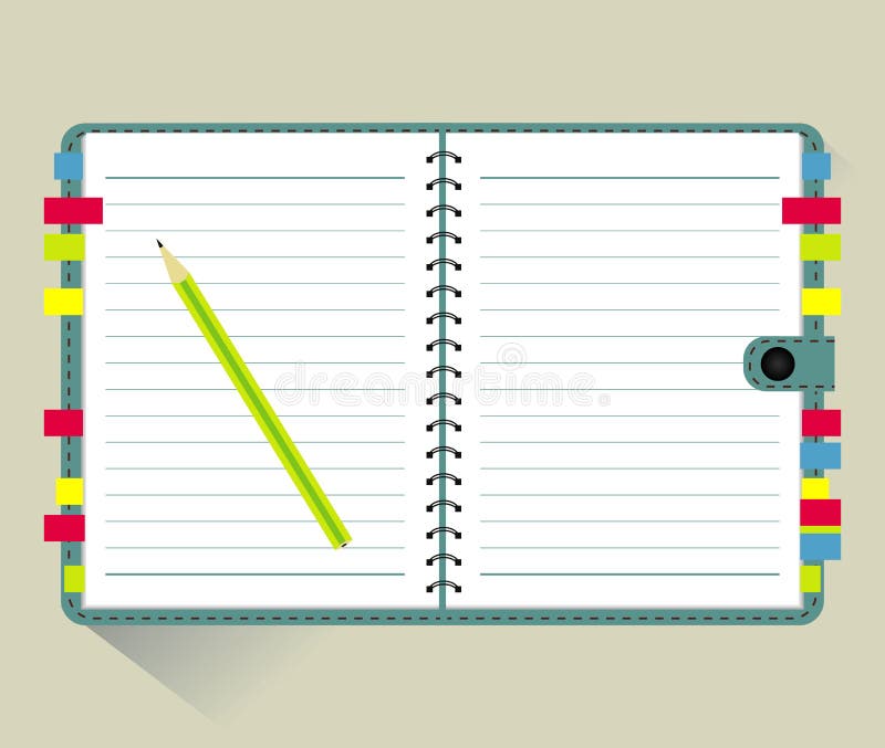 Vector of Note Book vector illustration