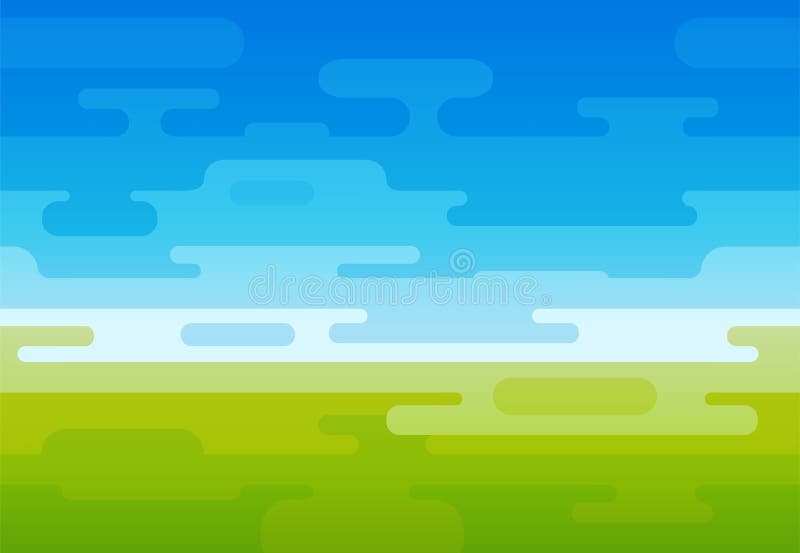 Vector background of Field at Sunny Day in Creative Flat Style. Rural pasture Illustration. Vector background of Field at Sunny Day in Creative Flat Style. Rural pasture Illustration.