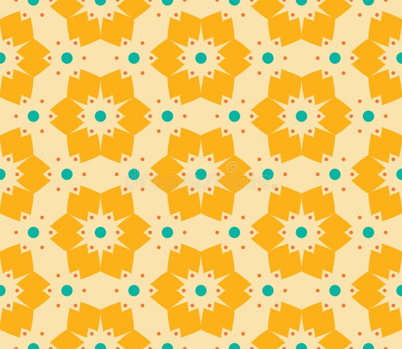 Vector o teste padrão floral da geometria colorida sem emenda moderna, fundo geométrico abstrato da cor ilustração stock Vector o teste padrão floral da geometria colorida sem emenda moderna, fundo geométrico abstrato da cor ilustração stock