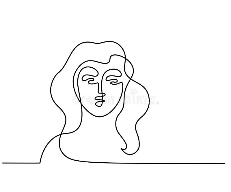 Vector ononderbroken lijn stock illustratie Vector ononderbroken lijn stock illustratie