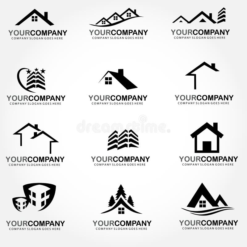Vector onroerende goederen stock illustratie Vector onroerende goederen stock illustratie