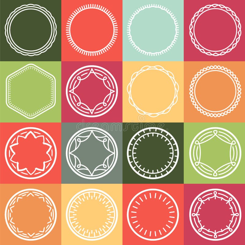 Vector outline frames stock illustration Vector outline frames stock illustration