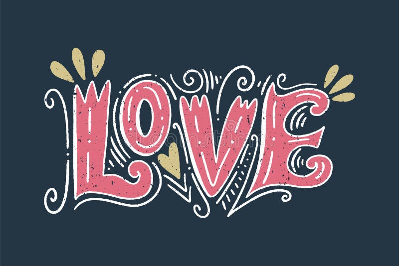 Vector overladen van letters voorziende positieve kaart Oude stijl, uitstekend retro ontwerp Giftkaart, druk voor t-shirt en meer stock illustratie Vector overladen van letters voorziende positieve kaart Oude stijl, uitstekend retro ontwerp Giftkaart, druk voor t-shirt en meer stock illustratie