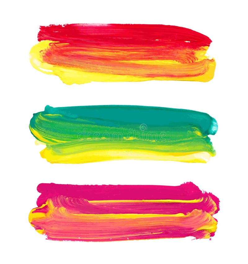 Vector paint stripes. stock vector. Illustration of design 47724174