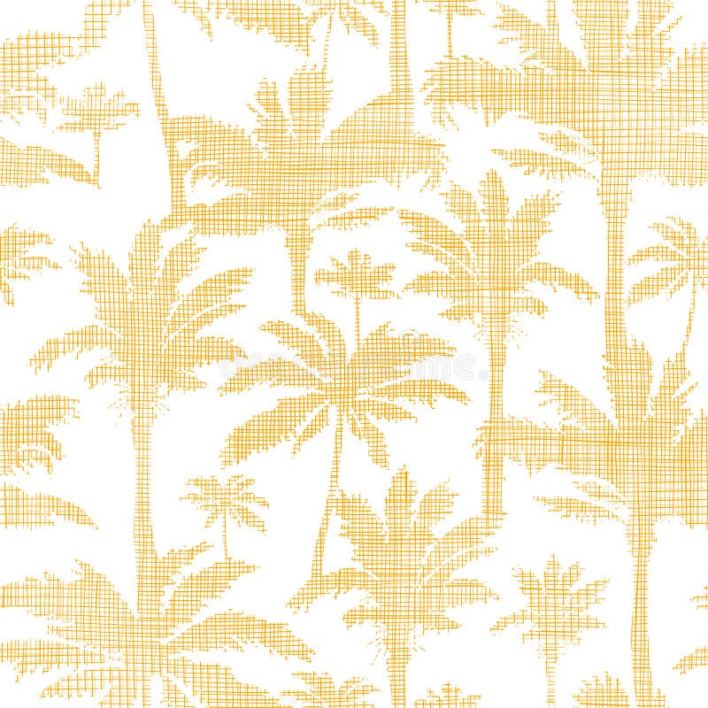 Palm Trees Seamless Pattern Background Stock Vector - Illustration of ...