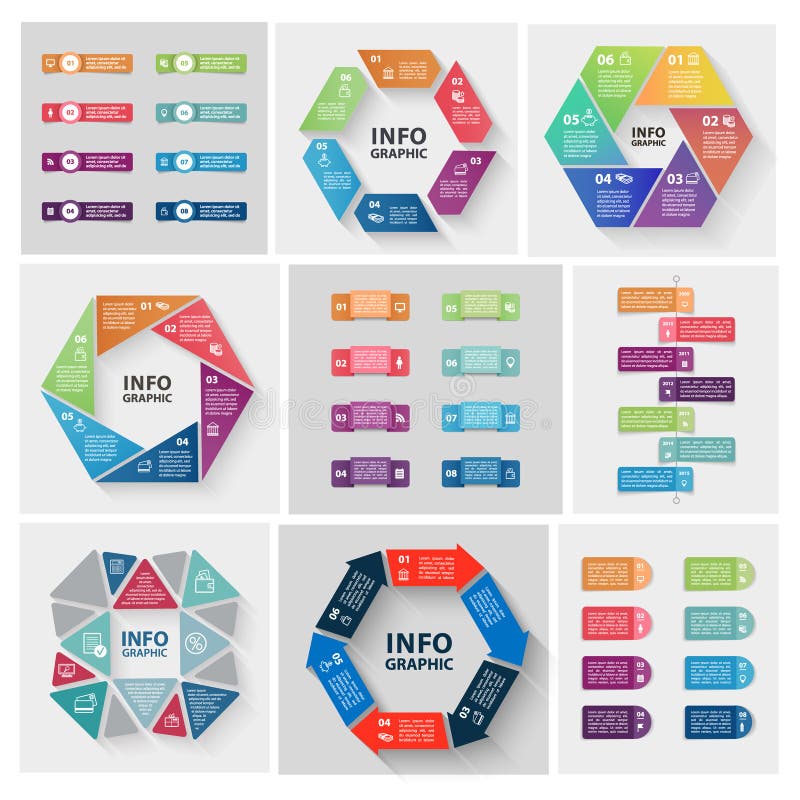 Vector paper triangle stickers and labels with vector illustration Vector paper triangle stickers and labels with vector illustration