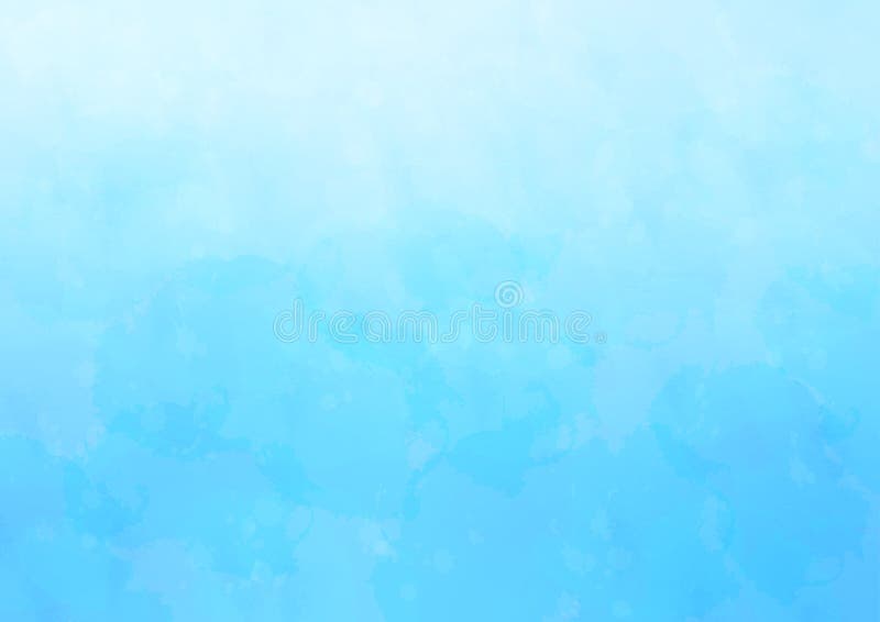 Vector Blue Gradient Watercolor for Abstract Background vector illustration