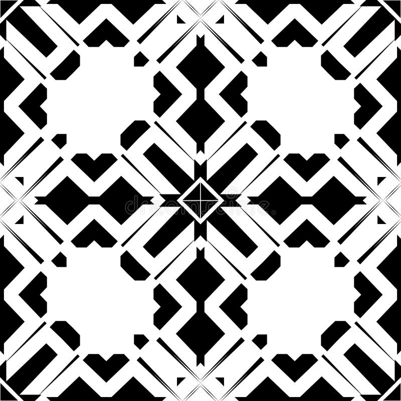 Monochrome Seamless Pattern in White Background Stock Vector ...