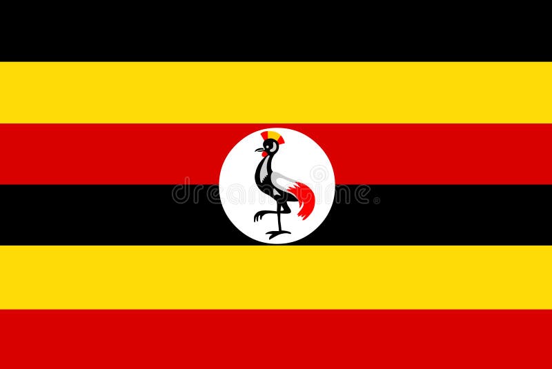 Vector pavilion Uganda. ilustrare pavilion uganda stock illustration