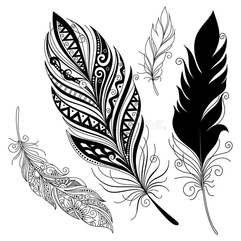 Aztec feather Drawing  Native american tattoos Geometric tattoo Friend  tattoos