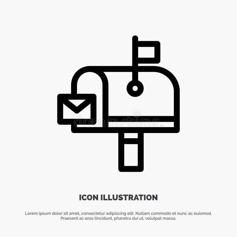 Vector pentru linia linie de poștă poștală poștală poștală poștală poștală poștală poștală poștală poștă poștală poștală poștală p royalty free illustration