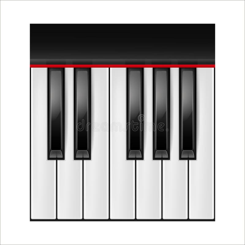 Vector piano keys stock vector. Illustration of performance 69491309