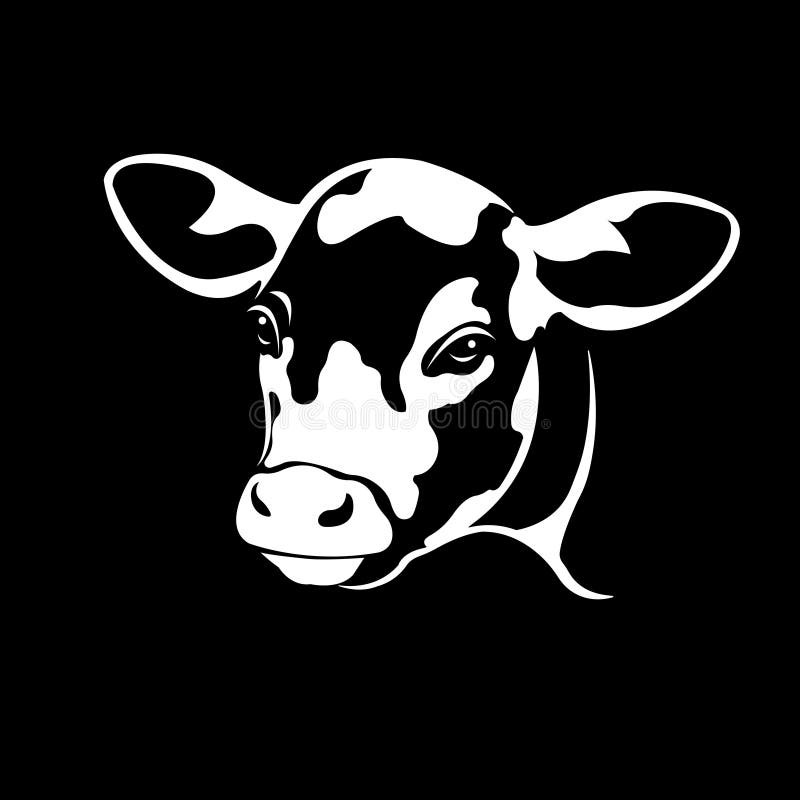Vector of Picture Cow Head Design ,logo Design,Farm Animals,Black and White Picture,Line Animal,on the Black Background Stock Illustration - Illustration of graphic, icon: 178878236 Vector of Picture Cow Head Design ,logo Design,Farm Animals,Black and White Picture,Line Animal,on the Black Background Stock Illustration - Illustration of graphic, icon: 178878236