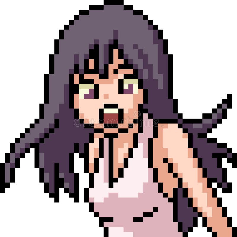 make pixel art 32x32 of your favorite character anime