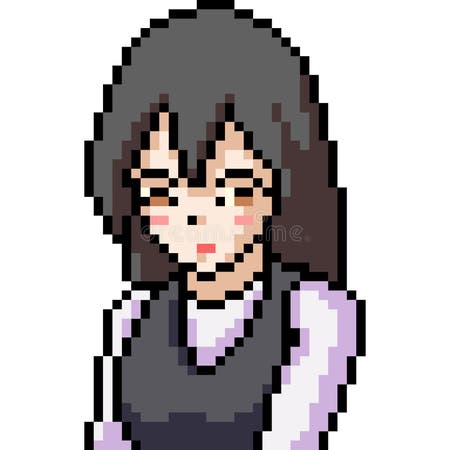 Girl Pixel Art Stock Illustrations – 3,612 Girl Pixel Art Stock ...