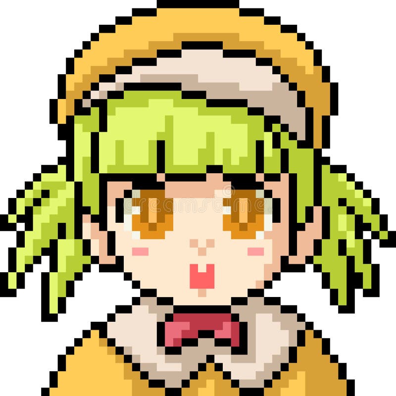 Anime 32x32 Simple Anime Pixel Art Grid - Pixel Art Grid Gallery