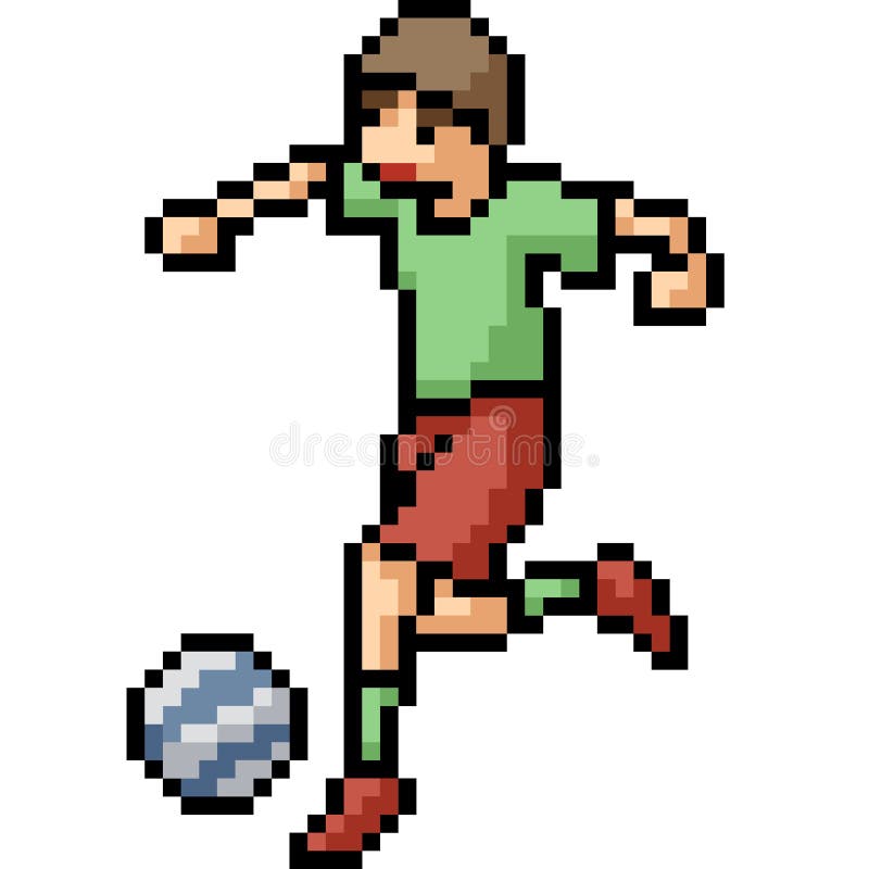 Pixel Art Football Stock Illustrations 172 Pixel Art
