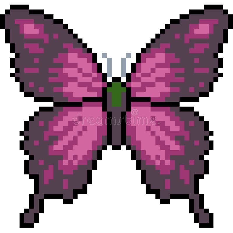 Monarch Butterfly Pixel Art – BRIK