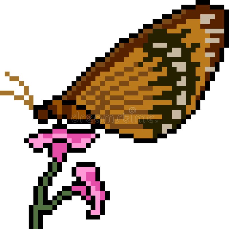 Butterfly Pixel Stock Illustrations 569 Butterfly Pixel Stock