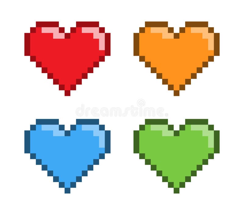 Online games love heart pixel connect Royalty Free Vector