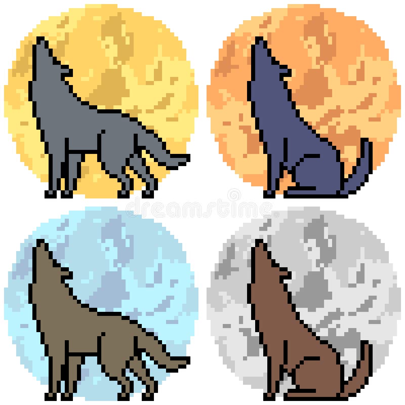 Pixel Wolf Icon - It is currently only obtainable through gallery and