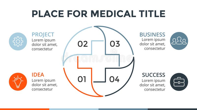 Vector Plus Infographic  Medical Diagram  Healthcare Graph