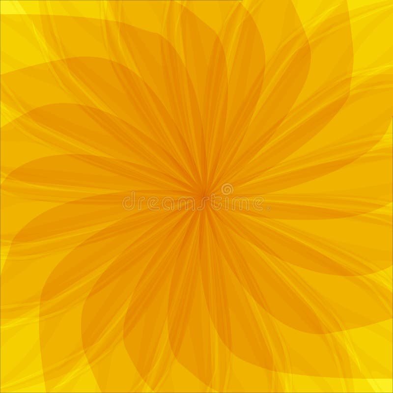 Vector premium Resumen del fondo caleidoscopio de los círculos en amarillo brillante stock de ilustración