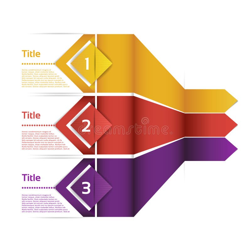 Vector Progress Background / Product choice or Version vector illustration