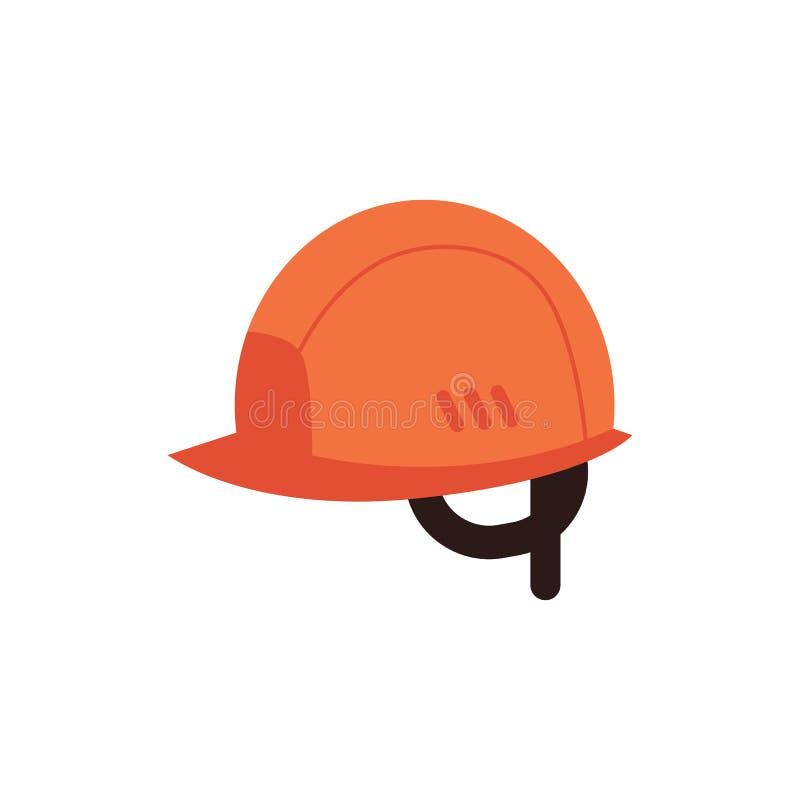 Vector Protective Helmet for Industrial Work Icon Stock Vector Illustration of helmet