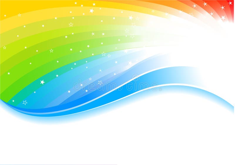 Vector rainbow background stock vector. Illustration of light - 11943776