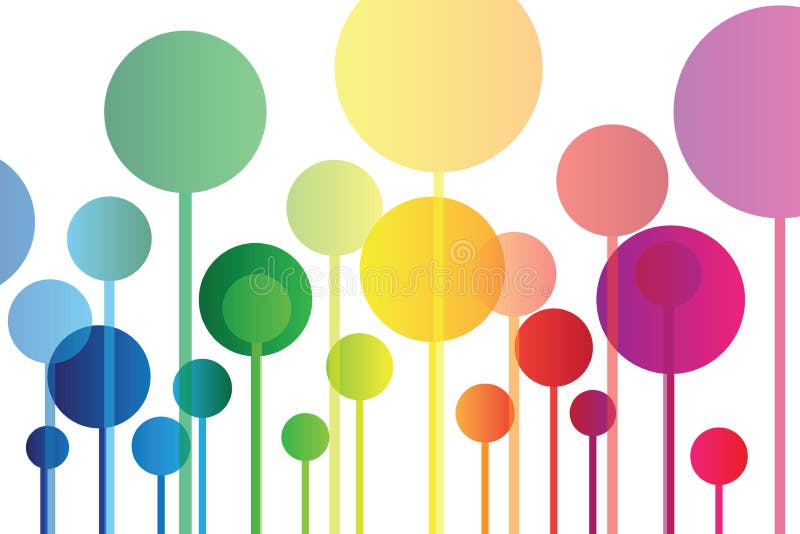 Vector rainbow background royalty free illustration