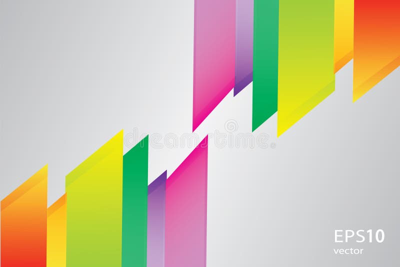 Vector rainbow geometric pattern background vector illustration