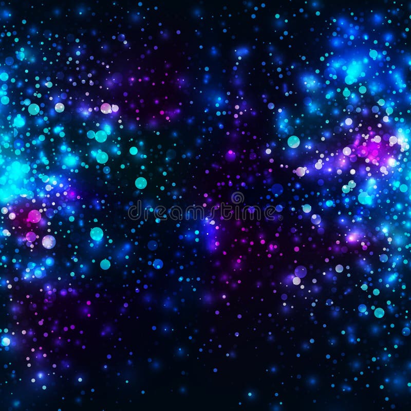 Vector Rainbow Glowing Light Glitter Background Galaxy Magic