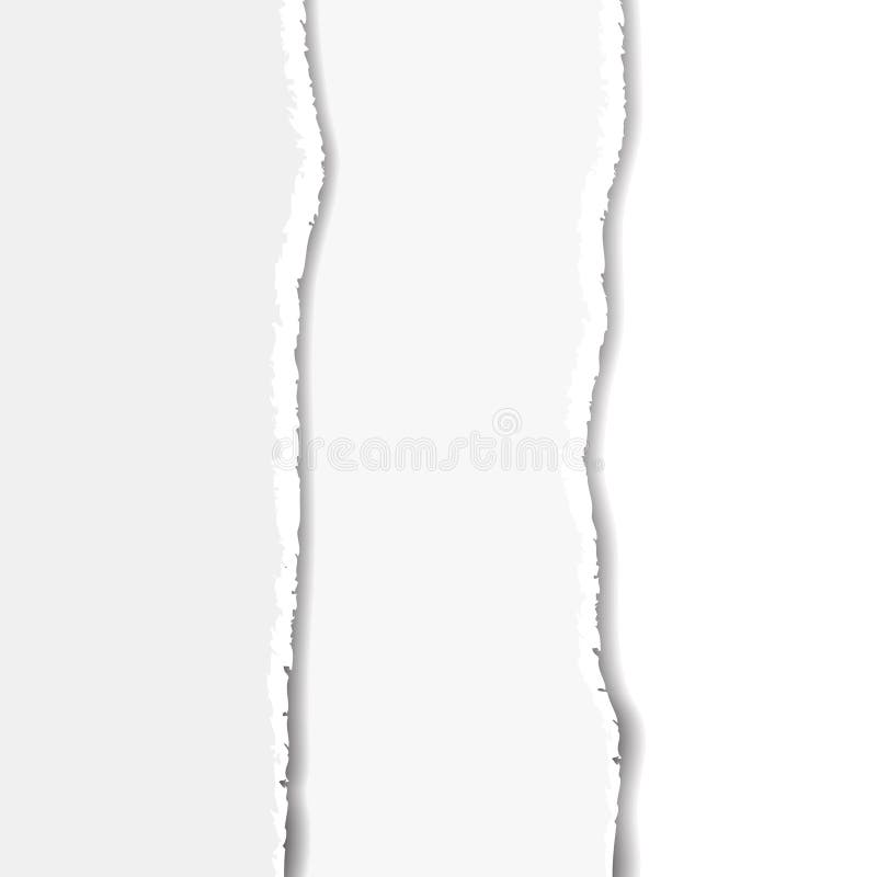 Vector Realistic Background With White Paper Stock Vector