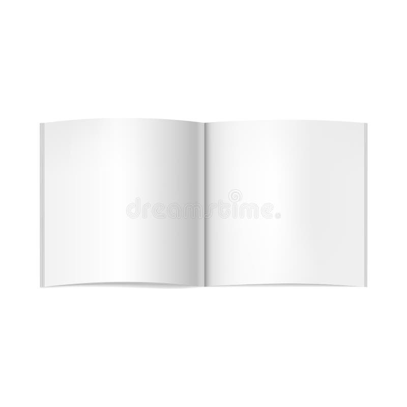Download Vector Opened Realistic Book Journal Magazine Or Newspaper On Staples Mockup Stock Vector Illustration Of Magazine Notebook 102940067