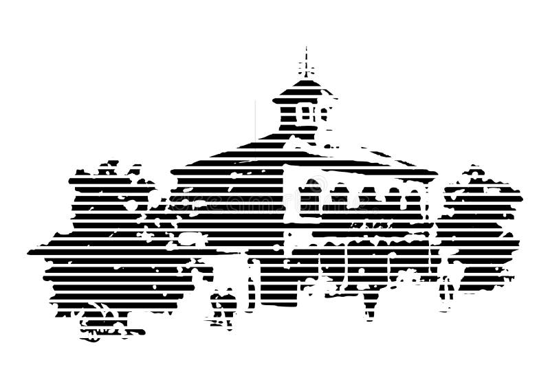 Japanese castle stock vector. Illustration of beautiful - 24136664